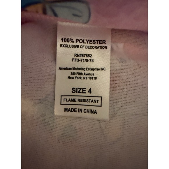 Size 4 Disney Princess Dolly And Me Matching Night gowns Pajamas - Picture 10 of 10